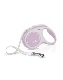 FLEXI New Comfort M Tape 5 m rose guinzaglio automatico