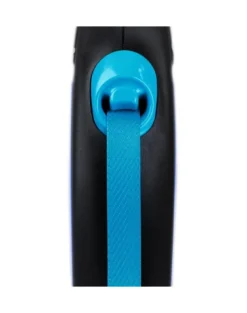 FLEXI New Neon S Tape 5 m blue guinzaglio automatico