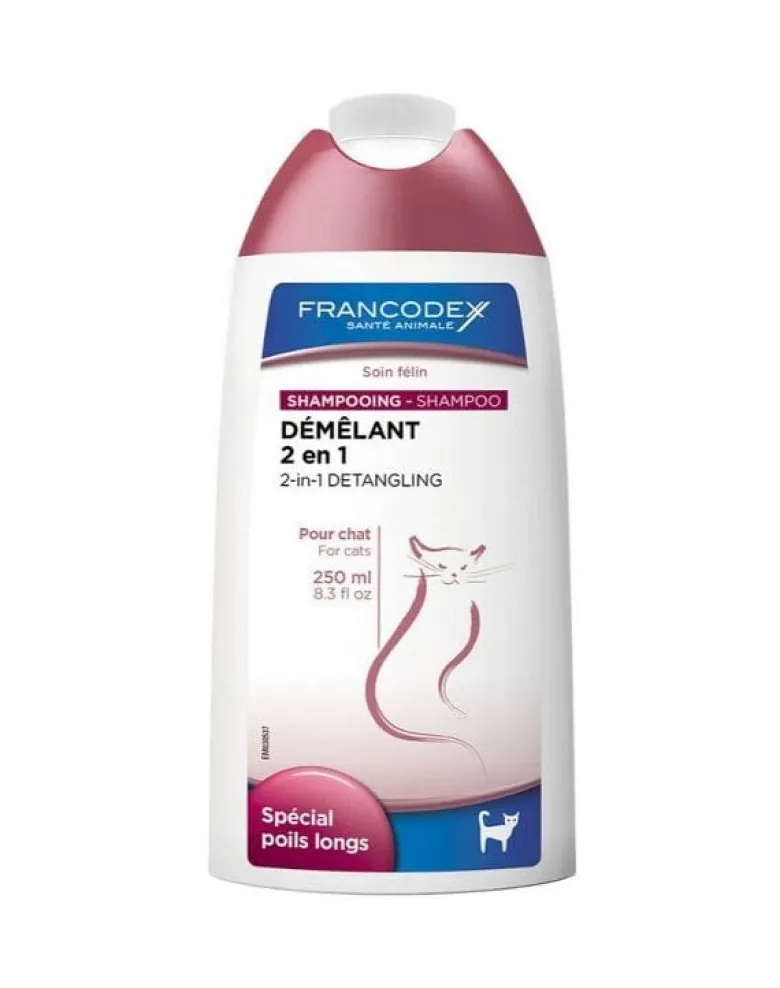 FRANCODEX Shampoo 2 in 1 per gatti 250ml