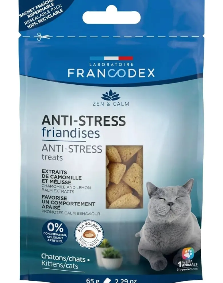 FRANCODEX Snack antistress per gatti 65g