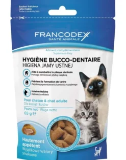 FRANCODEX Snack per gattini e gatti - Igiene orale 65 g