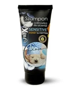 FREXIN Shampoo e balsamo per cuccioli sensibili miele e cotone 220 g