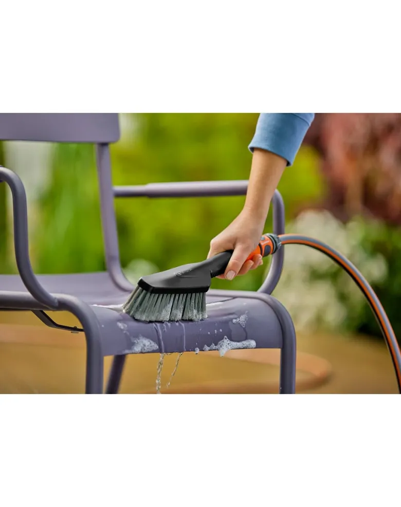 GARDENA Cleansystem spazzola manuale morbida S con ricariche di sapone