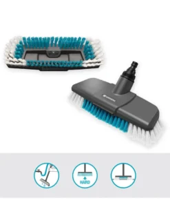 GARDENA Cleansystem Spazzolone hard per superfici grandi e resistenti