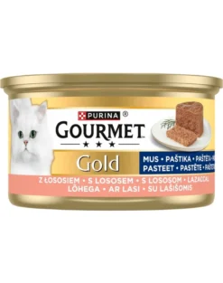 GOURMET Gold Mus con salmone 85g cibo umido per gatti