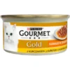 GOURMET Gold Sauce Delights con pollo, 85 g, cibo umido per gatti