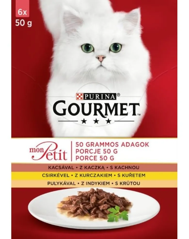 GOURMET Mon Petit Mix di pollo (6x50 g)