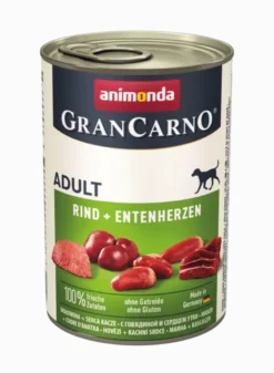 GranCarno mix con manzo e cuori d'anatra 12 x 400g