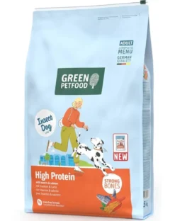 GREEN PETFOOD InsectDog con Salmone High Protein 7,5kg con proteine di insetti e salmone per cani attivi