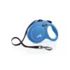 Guinzaglio automatico FLEXI NEW CLASSIC L 5m nastro blu
