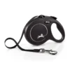 Guinzaglio automatico FLEXI NEW CLASSIC L 5m nastro nero