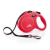 Guinzaglio automatico FLEXI NEW CLASSIC L 5m nastro rosso