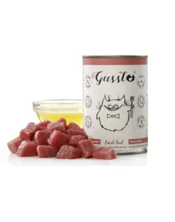 GUSSTO Cat Fresh Beef cibo umido per gatti manzo fresco 400 g