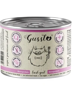 GUSSTO Cat Fresh Goat cibo umido per gatti con capra 200g