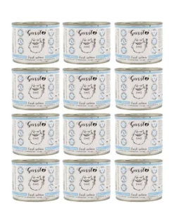 GUSSTO Cat Fresh Salmon 12x200g