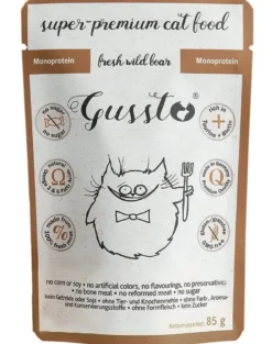 GUSSTO Cat Fresh Wild Boar cibo umido per gatti cinghiale 85 g