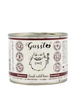 GUSSTO Cat Fresh Wild Boar 12x200g