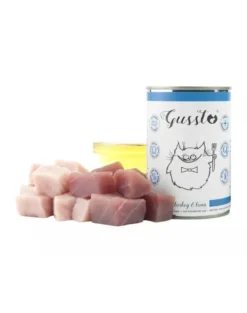 GUSSTO Fresh Turkey & Tuna - carne fresca di tacchino con tonno 400 g