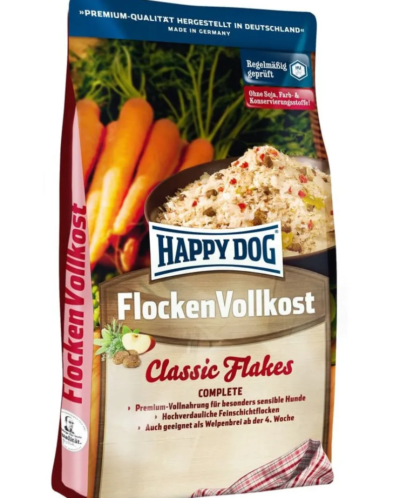 HAPPY DOG Flocken Vollkost 10kg