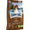HAPPY DOG Sensible Mini Canada 4kg salmone, coniglio e agnello