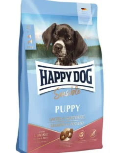 HAPPY DOG Sensible Puppy Lachs 10 kg per i cuccioli salmone e patate