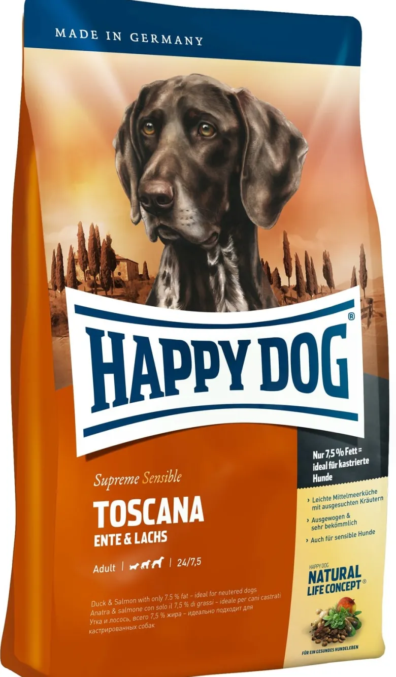 HAPPY DOG Supreme toscana 12.5 kg + Irland 12.5 kg