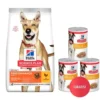 HILL'S Canine Adult 1+ Performance al pollo 14kg per cani attivi + 3 scatolette GRATIS