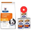 HILL'S Prescription Diet Canine c/d Multicare Chicken 12 kg per cani con problemi alle vie urinarie + 3 scatolette x 370g GRATIS