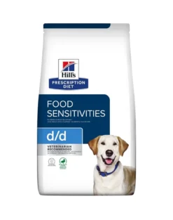 HILL'S Prescription Diet Canine d/d Sensibilità Alimentare Anatra e Riso 12 kg + 3 lattine GRATIS