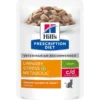 HILL'S PRESCRIPTION DIET c/d Multicare Stress + Metabolic cibo umido per gatti con pollo 12 x 85g in bustina
