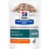 HILL'S PRESCRIPTION DIET Feline w/d Multi-Benefit con pollo 12 x 85g in bustina