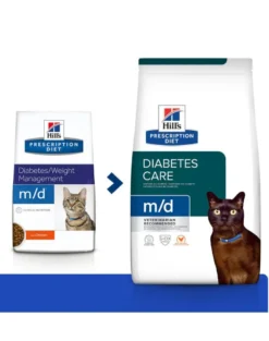 HILL'S Prescription Diet M/D Diabetes Feline With Chicken 3 kg
