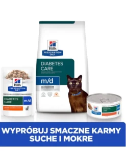 HILL'S Prescription Diet M/D Diabetes Feline With Chicken 3 kg