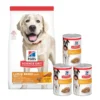 HILL'S Science Plan Adult Light Large breed con pollo 14kg + 3 scatolette GRATIS