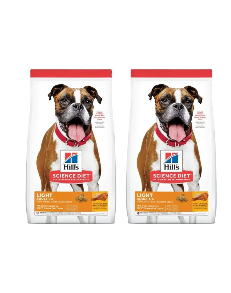HILL'S Science Plan Adult Light Medium breed con pollo 28 kg (2x14 kg)