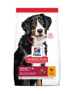 HILL'S Science Plan Canine Adult Large breed Chicken 18 kg cibo per cani di razza grande pollo