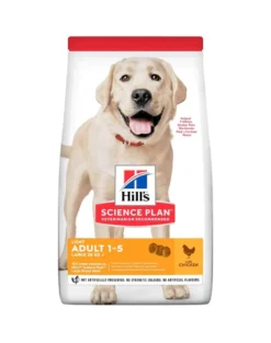 HILL'S Science Plan Canine Adult Light per cani di taglia grande al pollo 18 kg + 3 scatolette GRATIS