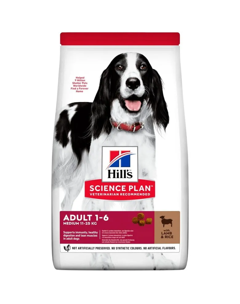 HILL'S Science Plan Canine Adult Medium Lamb & Rice con riso e agnello 36 kg (2x18 kg)