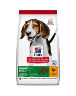 HILL'S Science Plan Canine Puppy Medium Chicken 18 kg cibo per cani di razza media pollo