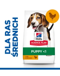 HILL'S Science Plan Canine Puppy Medium Chicken 36 kg (2x18 kg)