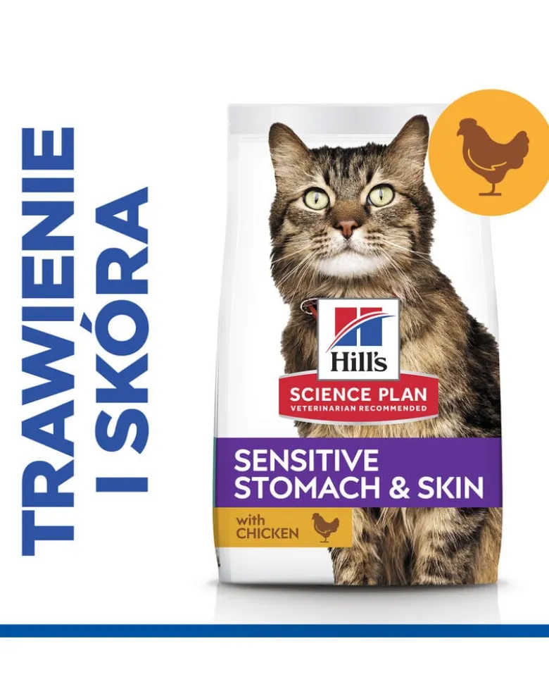 HILL'S Science Plan Cat Adult Dry Chicken Sensitive 7 kg