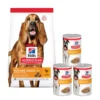 HILL'S Science Plan 7+ Dog Mature Light Medium Chicken 14kg per cani anziani + 3 lattine GRATIS