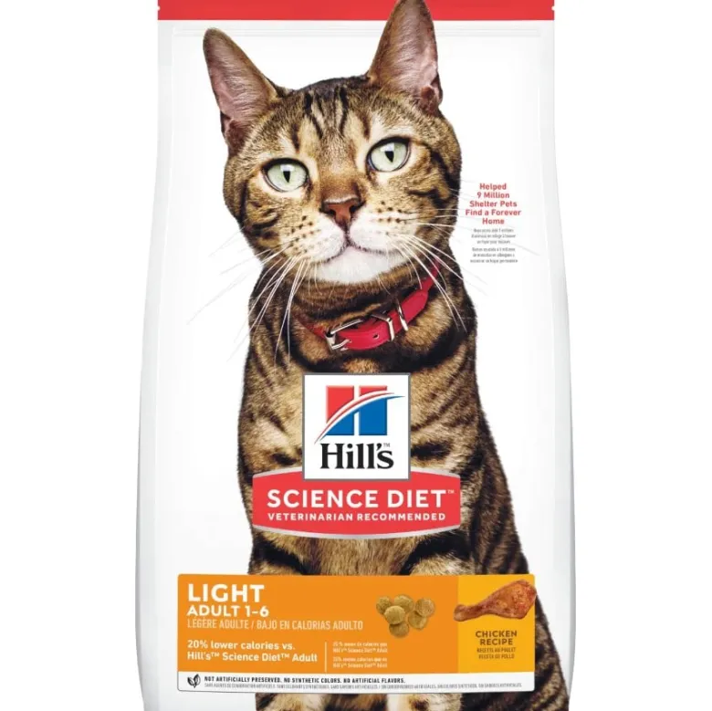 HILL'S Science Plan Feline Adult Light Chicken 20 kg (2 x 10 kg)