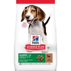 HILL'S Science Plan Puppy <1 Medium breed con riso e agnello 14kg + 3 lattine GRATIS