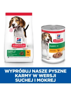 HILL'S Science Plan Puppy <1 Medium breed con riso e agnello 14kg + 3 lattine GRATIS