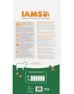 IAMS For Vitality Adult Small & Medium Breed Lamb 12 kg