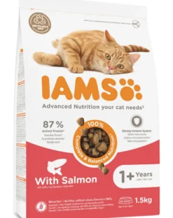 IAMS for Vitality per gatti adulti con salmone 1,5kg