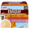 INABA Cat Ciao Bisque Variety 24x40g mix di zuppe cremose con pollo, manzo e pesce per gatti