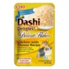 INABA Cat Dashi Delights Delicate Flakes Pollo e formaggio 40g