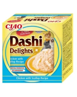 INABA Cat Dashi Delights Pollo e capesante 70g